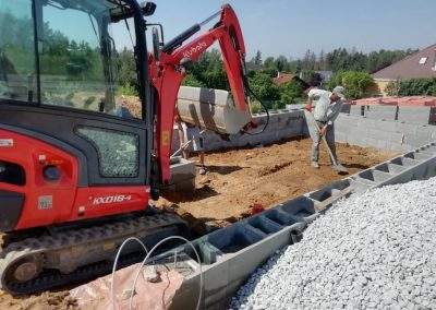 Pásové rypadlo Kubota Stavitelství Stehlík